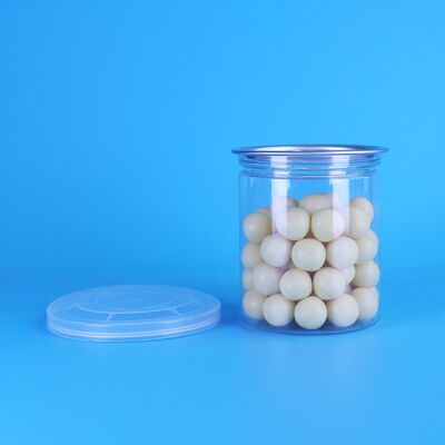 Contenedor de plástico PET de 220 ml libre de BPA con tapa fácilmente abierta para envases de mariscos