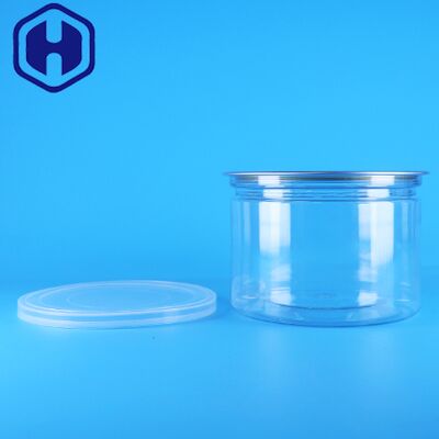 Tapa redonda de PET plástico de fácil apertura para envases de alimentos, caramelos, galletas, aperitivos, té y latas