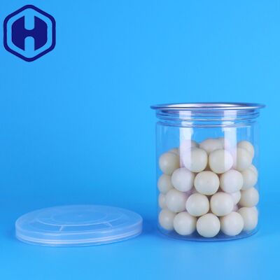 Contenedor de plástico PET de 220 ml libre de BPA con tapa fácilmente abierta para envases de mariscos