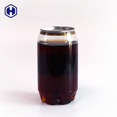 Contenedor de bebidas de plástico reciclable de 310 ml de PET transparente