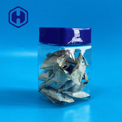 tarro plástico de la prueba del escape 16oz para los palillos secados del queso de la carne de vaca de los pescados de la seda de la carne